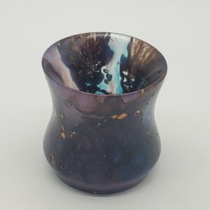 Hybrid Epoxy and Lotus Seed Hollow Form- Small