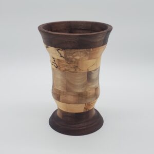 Segmented Wood Vase