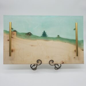 Epoxy and Wood Charcuterie Board