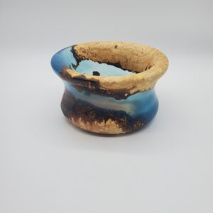 Elm burl and Epoxy Vase