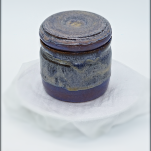 Periwinkle and Cloudburst Jar